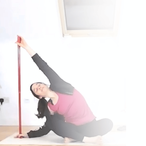 Pilates Long Stick Online Pilates Classes with Pilatesbody Lisa Walsh | Small Props - Resistance bands, Soft Ball, Activation Bands, Pilates Rings, Trigger Points/Myofascia Release Balls